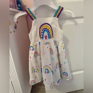 Cutest dress EVER! Lola and the boys rainbow dress.